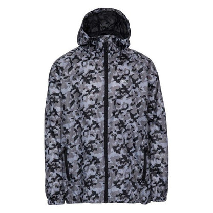 Front - Trespass Womens/Ladies Qikpac Camouflage Packaway Raincoat