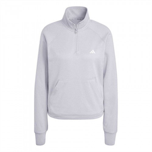 Front - Adidas Womens/Ladies Game & Go Aeroready Quarter Zip Top