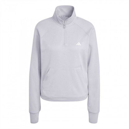 Front - Adidas Womens/Ladies Game & Go Aeroready Quarter Zip Top