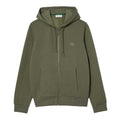 Front - Lacoste Mens Fleece Full Zip Hoodie