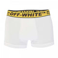 Front - Off White Mens Classic Industrial Cotton Boxer Shorts
