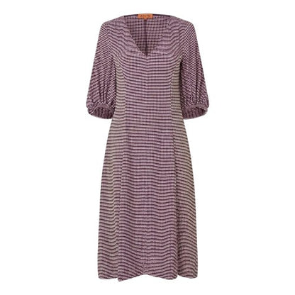 Front - Stine Goya Womens/Ladies Striped 3/4 Sleeve Midi Dress