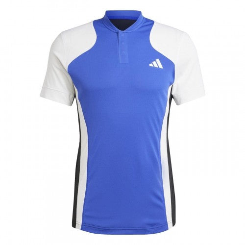 Front - Adidas Mens Pro Heat.Rdy Technology Tennis Polo Shirt