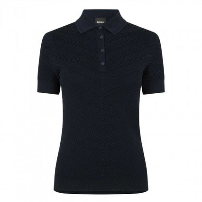Front - Boss Womens/Ladies Fointa Chevron Short-Sleeved Polo Shirt