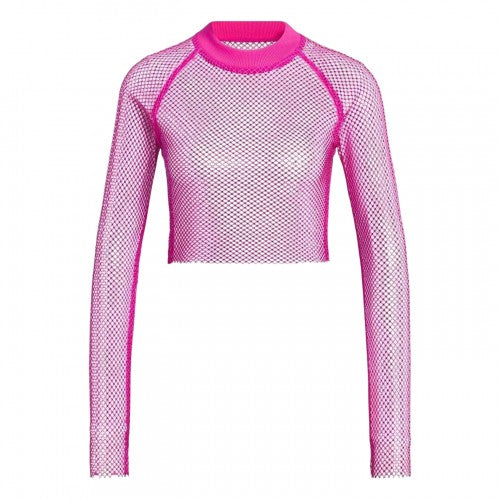 Front - Adidas Womens/Ladies Ivy Park Crystal Mesh Top