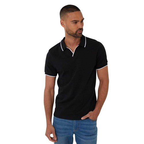 Front - Threadbare Mens Marriage Collared Polo Shirt