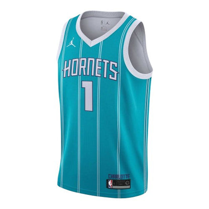 Front - Charlotte Hornets Childrens/Kids Icon Basketball Jersey