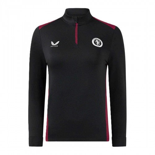 Front - Castore Childrens/Kids Aston Villa FC Fleece Top