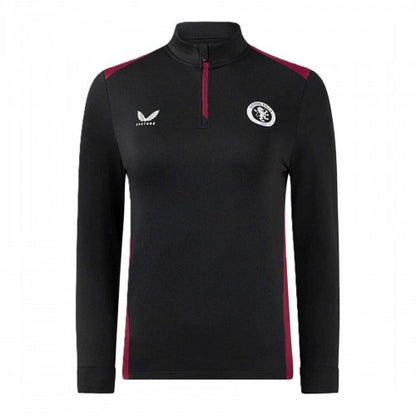Front - Castore Childrens/Kids Aston Villa FC Fleece Top