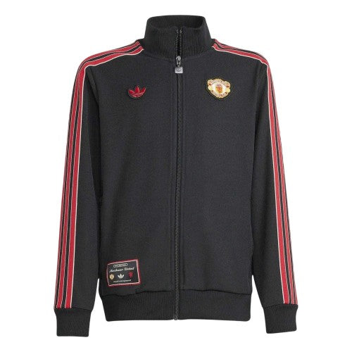Front - Manchester United FC Childrens/Kids Adidas Track Top