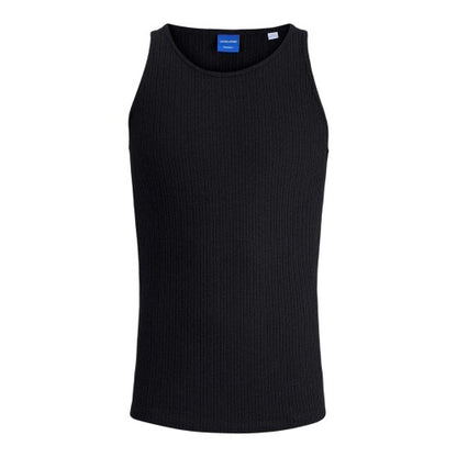 Front - Jack And Jones Mens Jordia Pointelle Tank Top