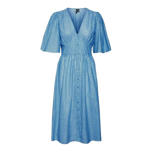 Front - Vero Moda Womens/Ladies Ines V Neck Midi Dress
