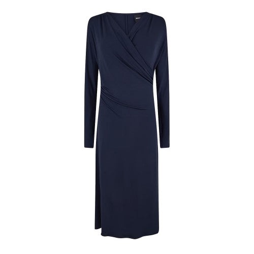 Front - Boss Womens/Ladies Ettita V Neck Long-Sleeved Wrap Dress