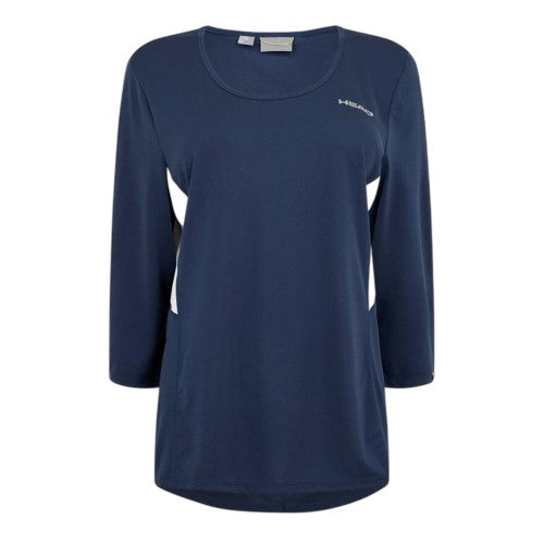 Front - Head Womens/Ladies Club Scoop Neck 3/4 Sleeve T-Shirt