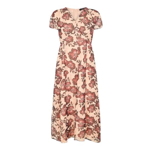 Front - French Connection Womens/Ladies Elyse V Neck Flutter Midi Dress