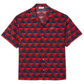 Front - Lacoste Mens Printed Relaxed Fit Shirt
