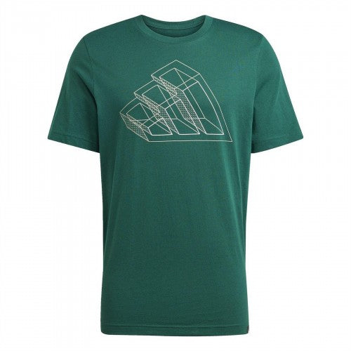 Front - Adidas Mens Graphic Print Logo T-Shirt