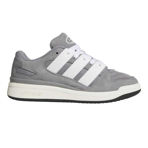Front - Adidas Mens Forum 2000 Leather Trainers