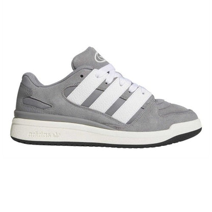Front - Adidas Mens Forum 2000 Leather Trainers