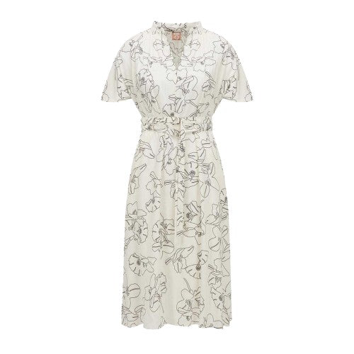 Front - Boss Womens/Ladies Dalluah Floral V Neck Dress