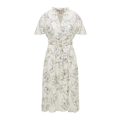 Front - Boss Womens/Ladies Dalluah Floral V Neck Dress