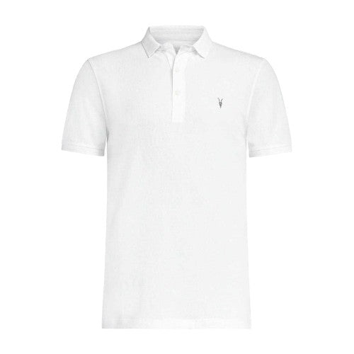 Front - AllSaints Mens Pique Short-Sleeved Polo Shirt