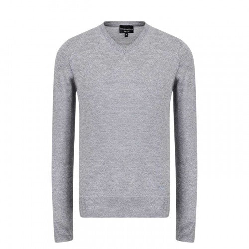 Front - Emporio Armani EA7 Mens V Neck Jumper