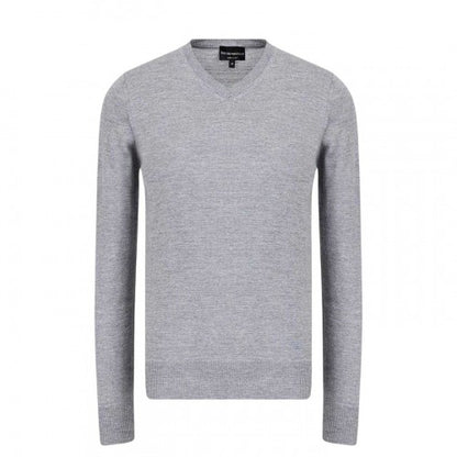Front - Emporio Armani EA7 Mens V Neck Jumper