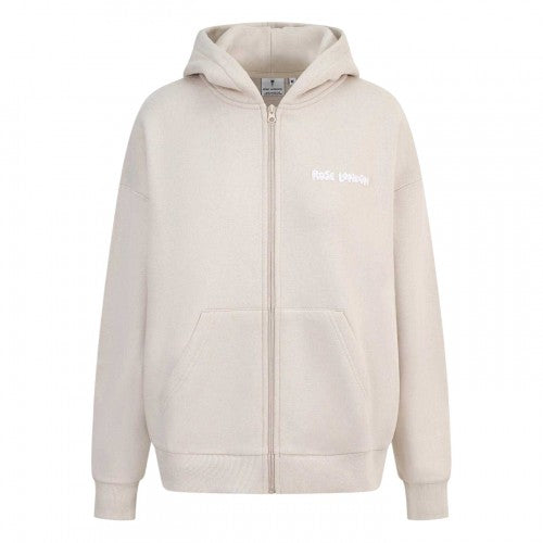 Front - Rose London Womens/Ladies Long-Sleeved Full Zip Hoodie