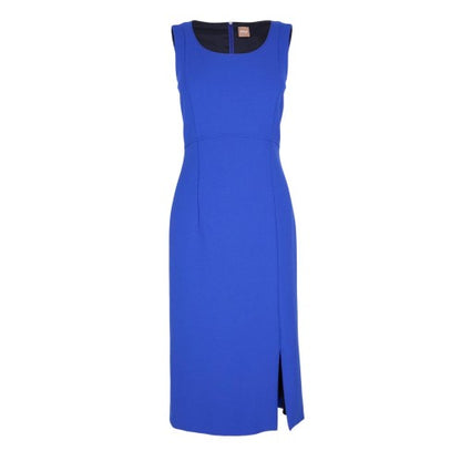 Front - Boss Womens/Ladies Demboka Scoop Neck Sleeveless Midi Dress