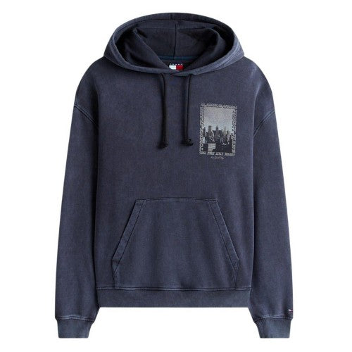 Front - Tommy Jeans Mens Graphic Print Hoodie