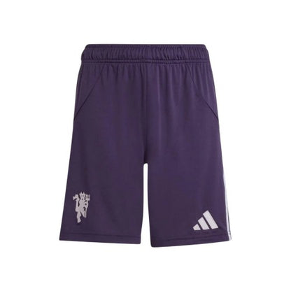Front - Adidas Childrens/Kids 2025/2026 Manchester United FC Away Shorts