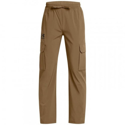 Front - Under Armour Boys Icon Woven Combat Trousers