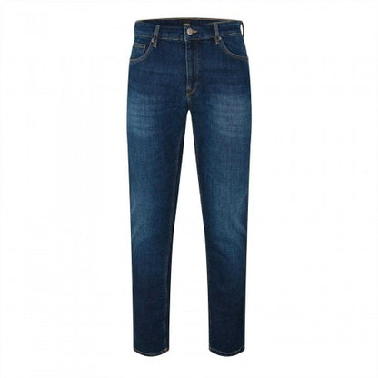 Front - Boss Mens Maine3 Denim Tapered Jeans