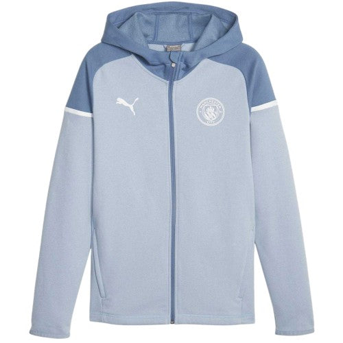Front - Puma Mens Casuals Manchester City FC Relaxed Fit Hoodie