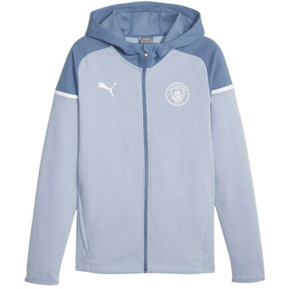 Front - Puma Mens Casuals Manchester City FC Relaxed Fit Hoodie