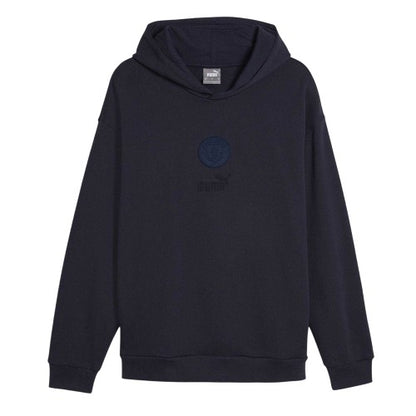 Front - Puma Mens Manchester City FC Cotton Blend Hoodie