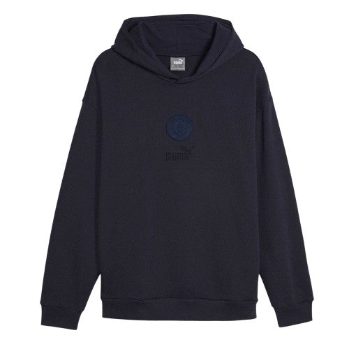 Front - Puma Mens Manchester City FC Cotton Blend Hoodie