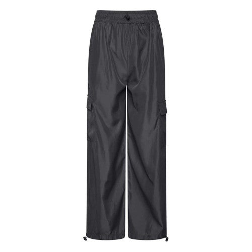 Front - Gym King Womens/Ladies Satin Combat Trousers