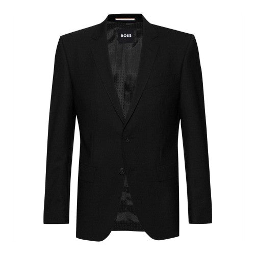 Front - Boss Mens H-Huge Single-Breasted Slim Suit Jacket