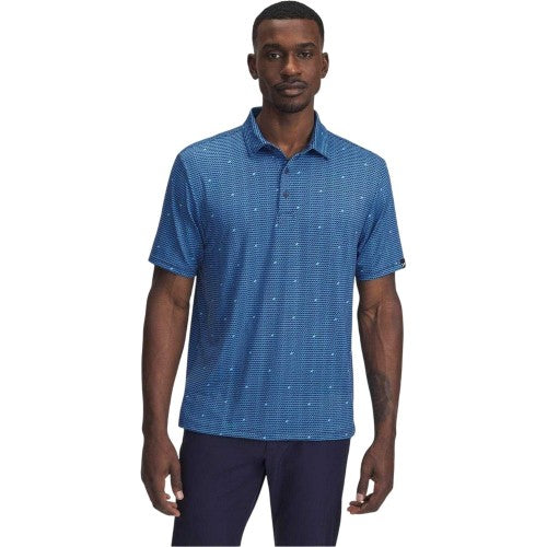 Front - Under Armour Mens Printed Polo Shirt