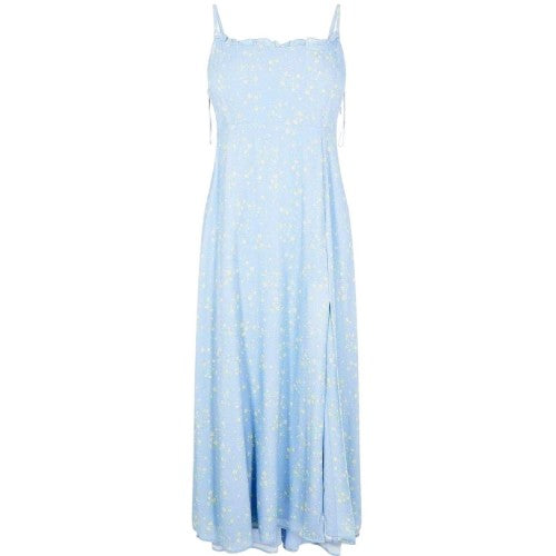 Front - Jack Wills Womens/Ladies Floral Square Neck Slip Dress