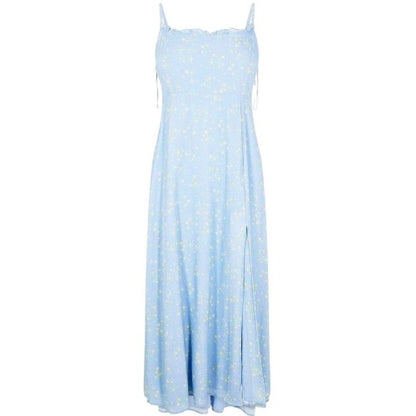 Front - Jack Wills Womens/Ladies Floral Square Neck Slip Dress