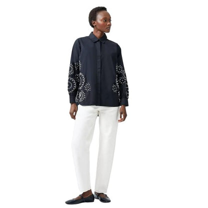 Front - French Connection Womens/Ladies Relaxed Fit Long-Sleeved Shirt