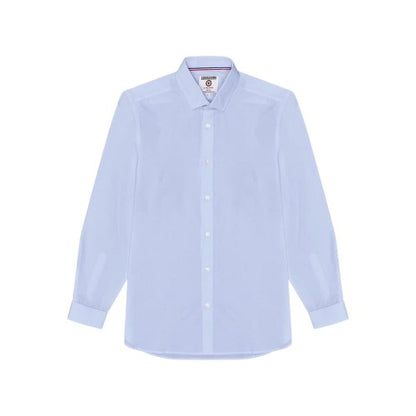 Front - Lambretta Mens Regular Long-Sleeved Formal Shirt