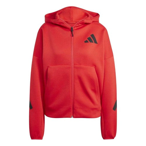 Front - Adidas Womens/Ladies Z.N.E. Full Zip Hoodie