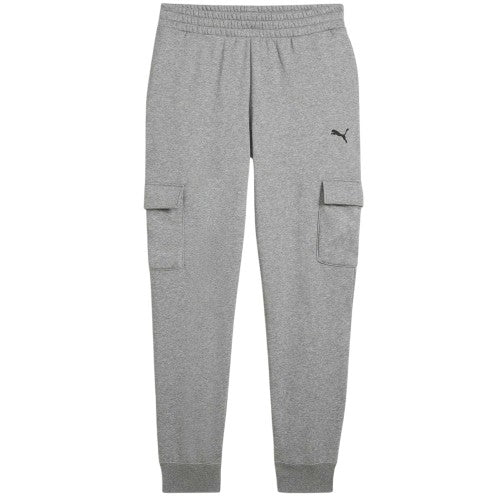 Front - Puma Mens Fleece Logo Cargo Trousers