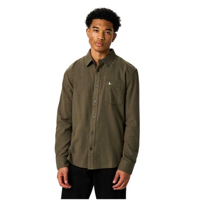 Front - Jack Wills Mens Logo Flannel Long-Sleeved Shirt