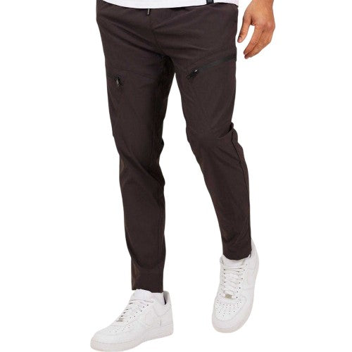 Front - Brave Soul Mens Ripstop Slim Cargo Trousers