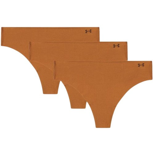 Front - Under Armour Womens/Ladies Plain High Leg Thong (Pack of 3)